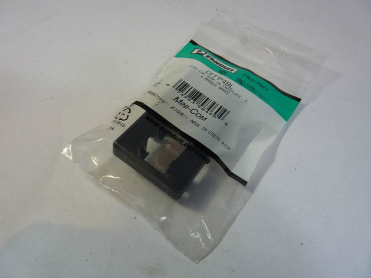 Panduit CFFP4BL Black Faceplate 4 Module ! NEW !