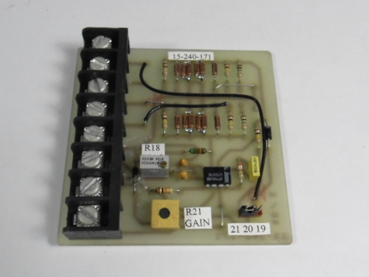 RGS 15-240-171 PC Board USED