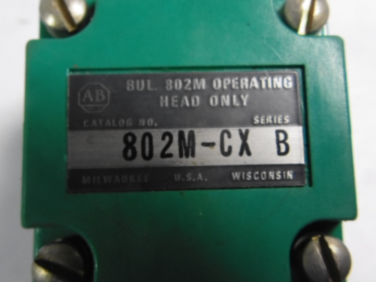 Allen-Bradley 802M-CX Limit Switch Operating Head USED