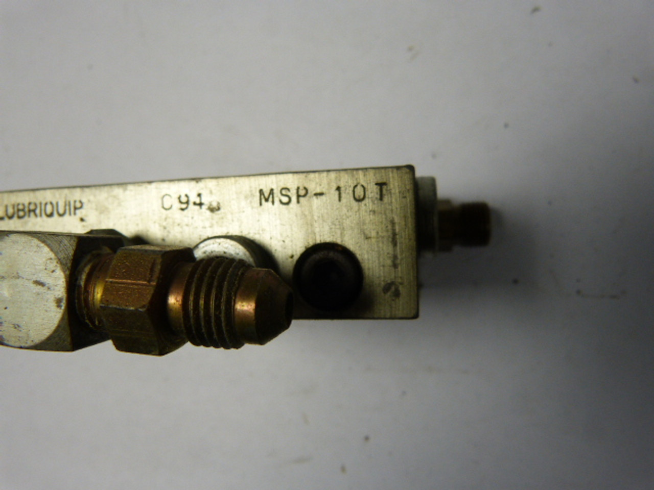 Lubriquip C94 MSP-10T Modular Divider Valve USED