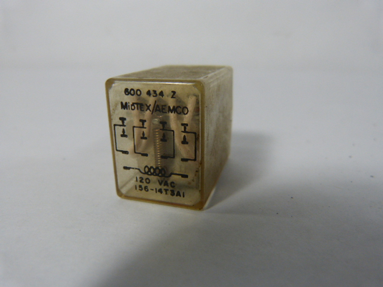 Midtex 156-14T3A1 Relay 120VAC USED