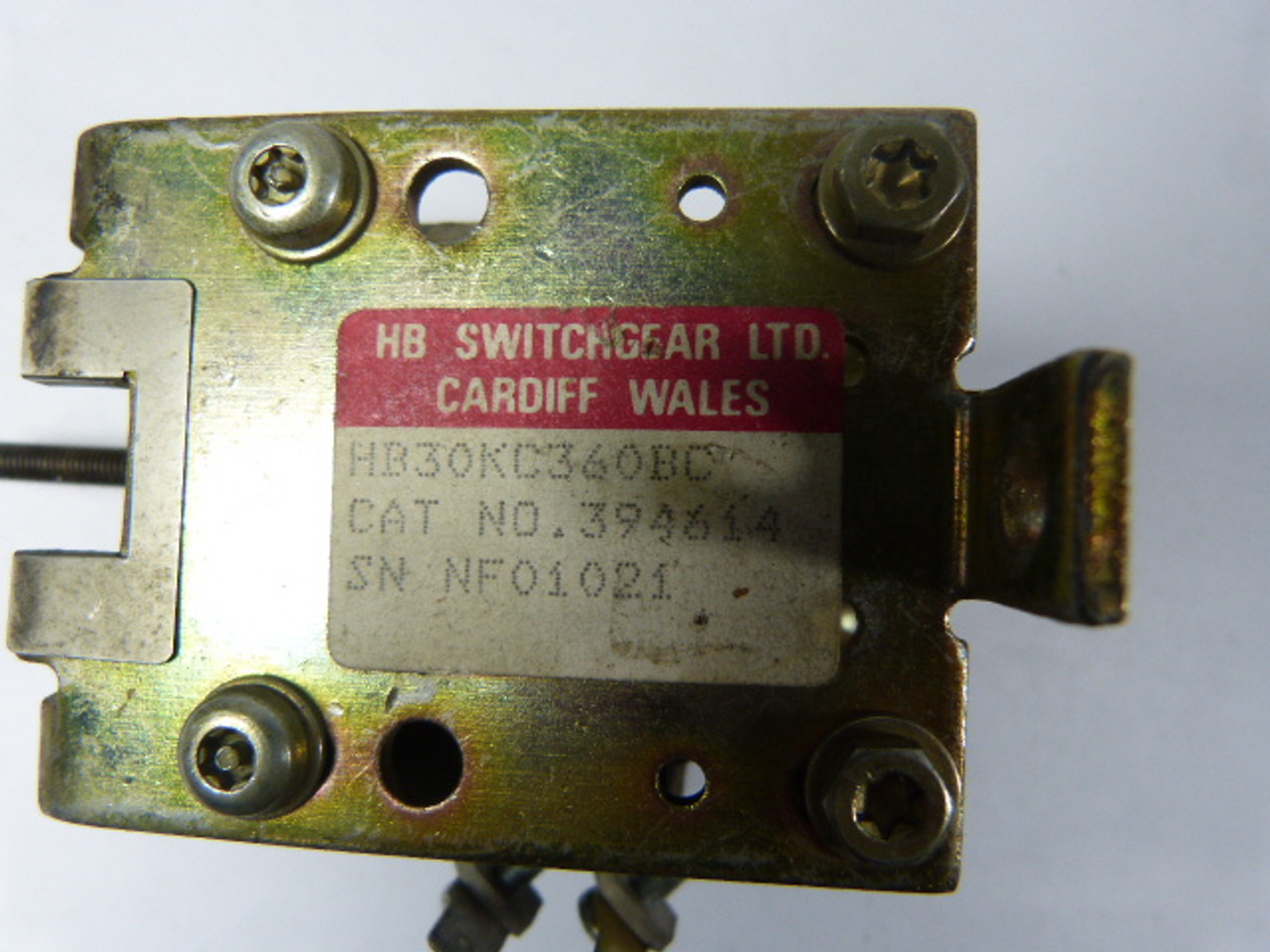 HB Switchgear HB30KC360BC Contactor USED