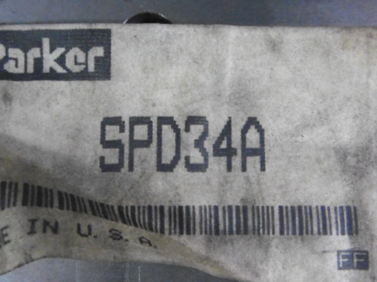 Parker SPD34A Sub Plate ! NEW !