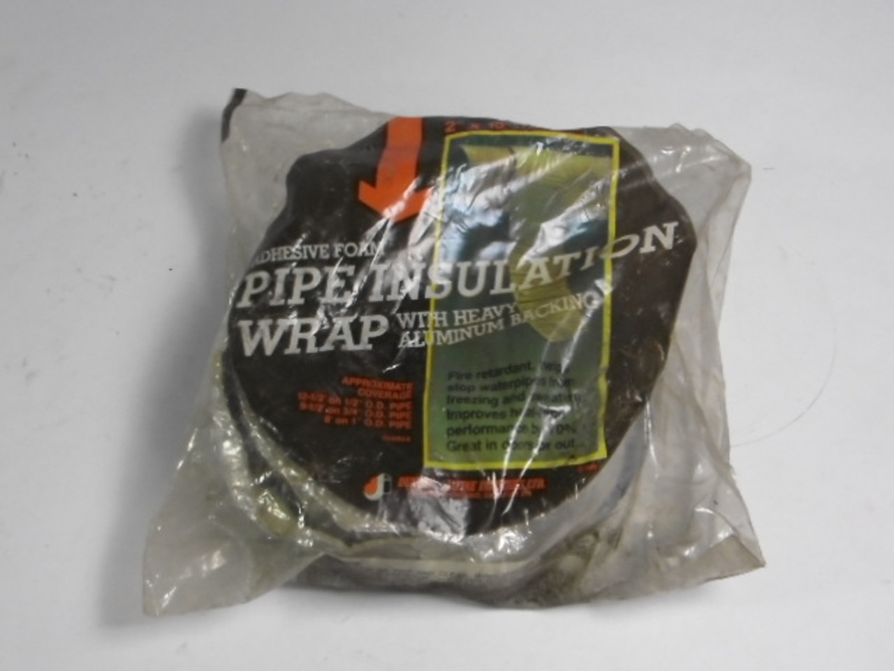 Dundas-Jafine 63-0065-6 Foam Pipe Wrap With Foilback ! NWB !