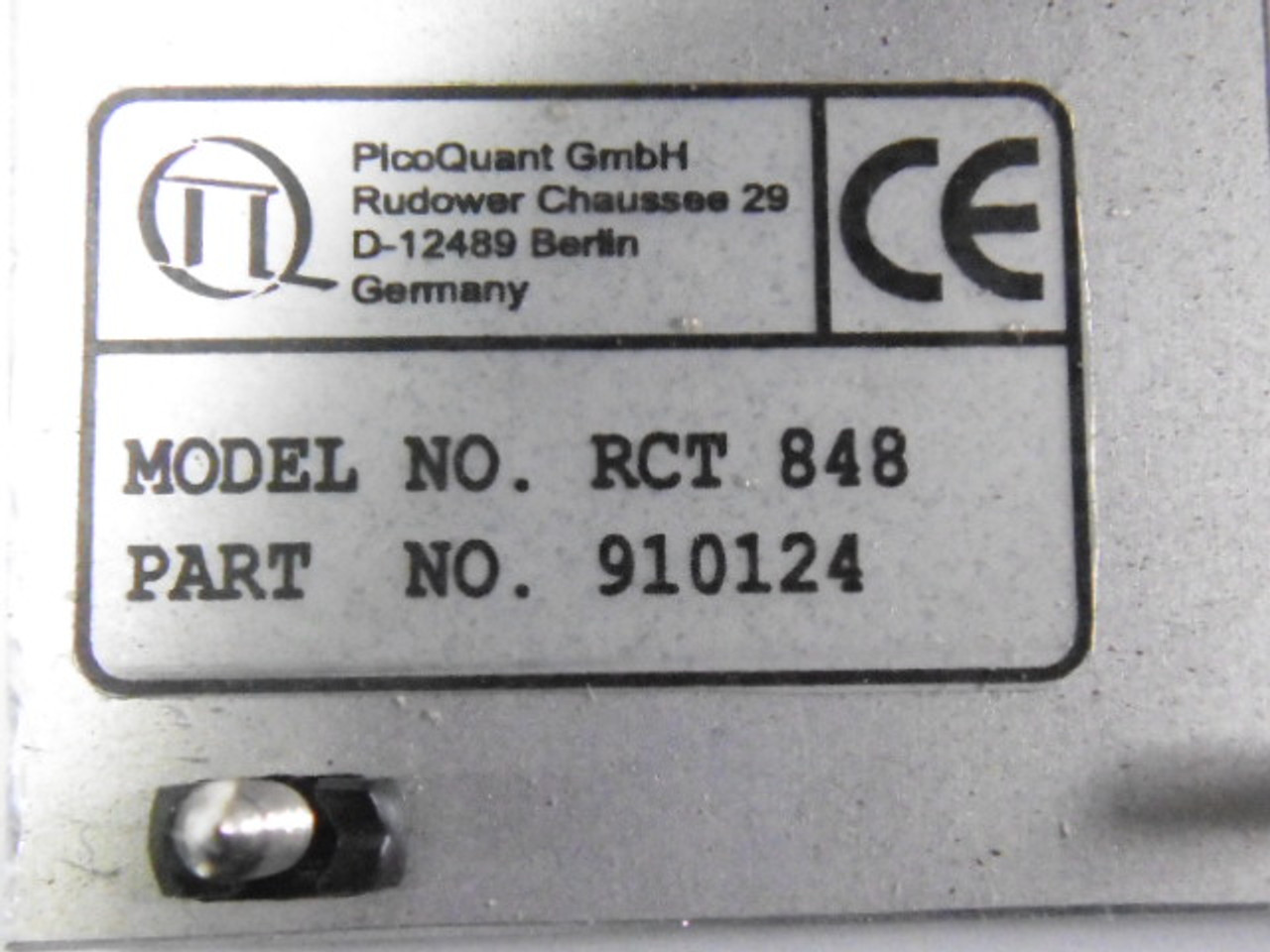 PicoQuant 910124 Remote Control Terminal Module USED