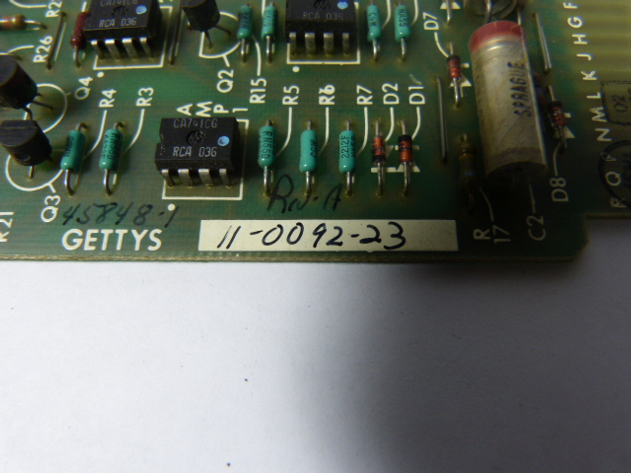 Getty's 11-0092-23 Motor Drive Circuit Board USED