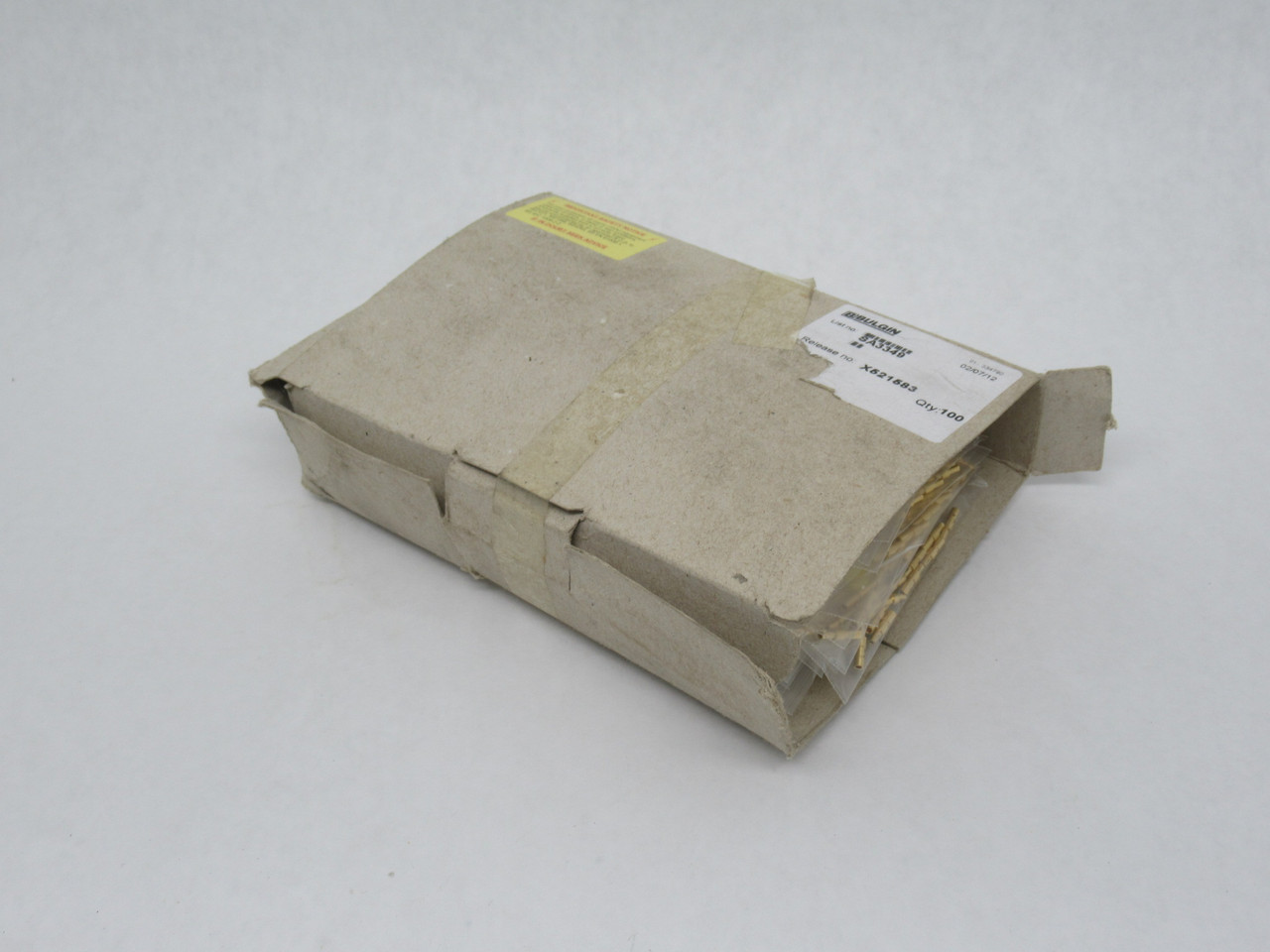 Bulgin SA3349 Crimp Socket for Connector Body 100-Pack of 10-Pc Bags BOX DMG NEW