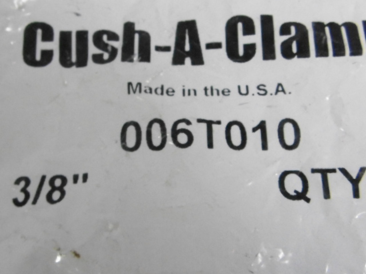Cush-A-Clamp 006T010 Clamp Assembly Kit 3/8" NWB