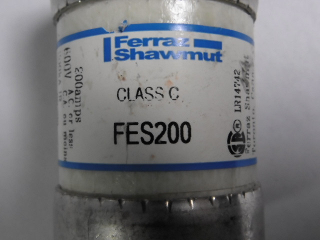 Ferraz Shawmut FES-200 Fuse 200A 600V USED