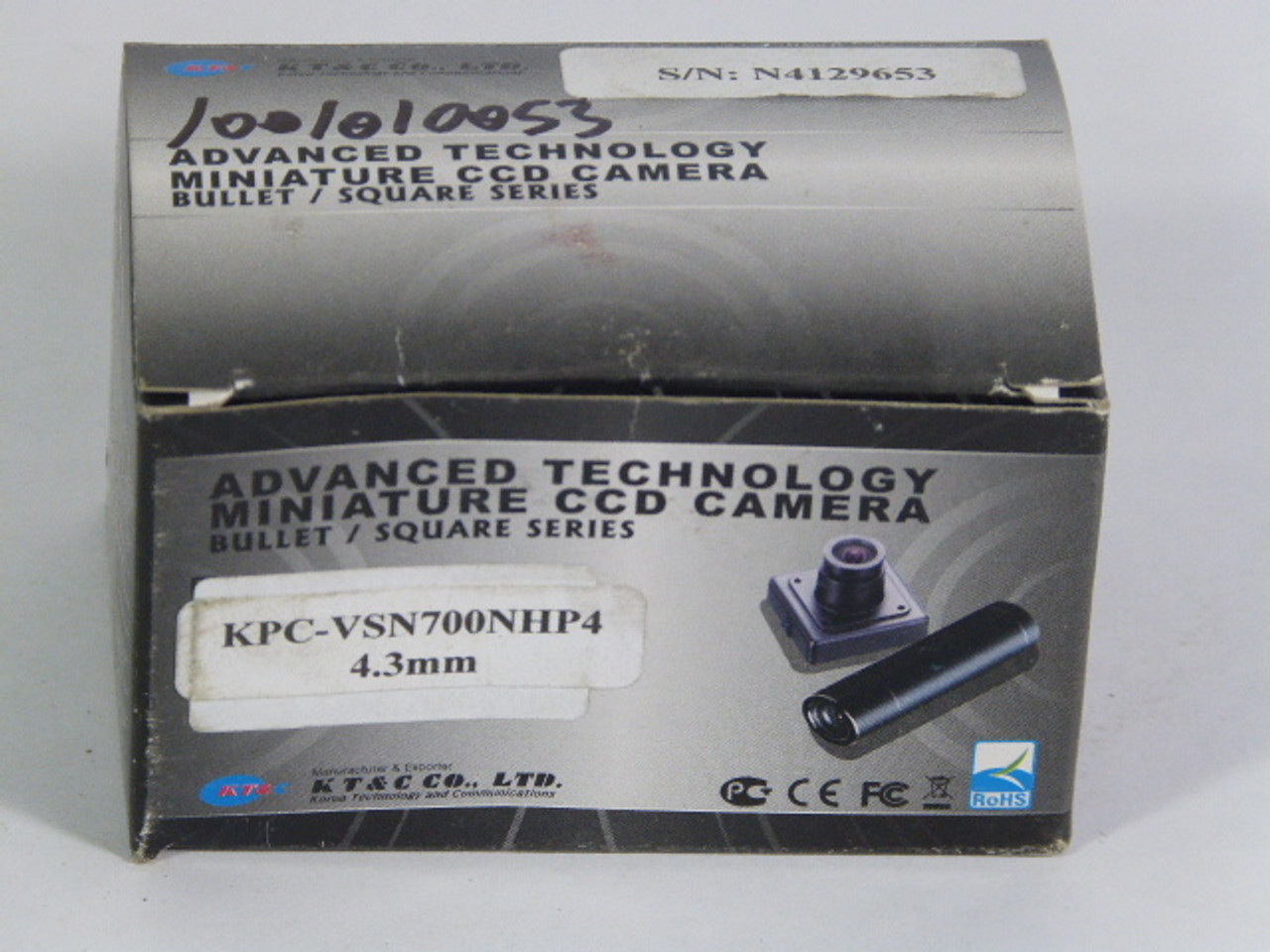 KT & C KPC-VSN700NHP4  Miniature CCD Camera NEW