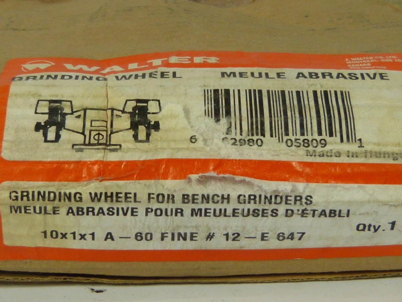Walter 12E647 Bench Grinding Wheel ! NEW !