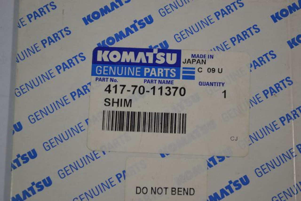 Komatsu 417-70-11370 Shim 0.5mm ! NEW !