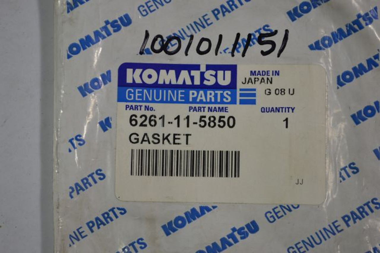 Komatsu 6261-11-5850 Gasket ! NWB !