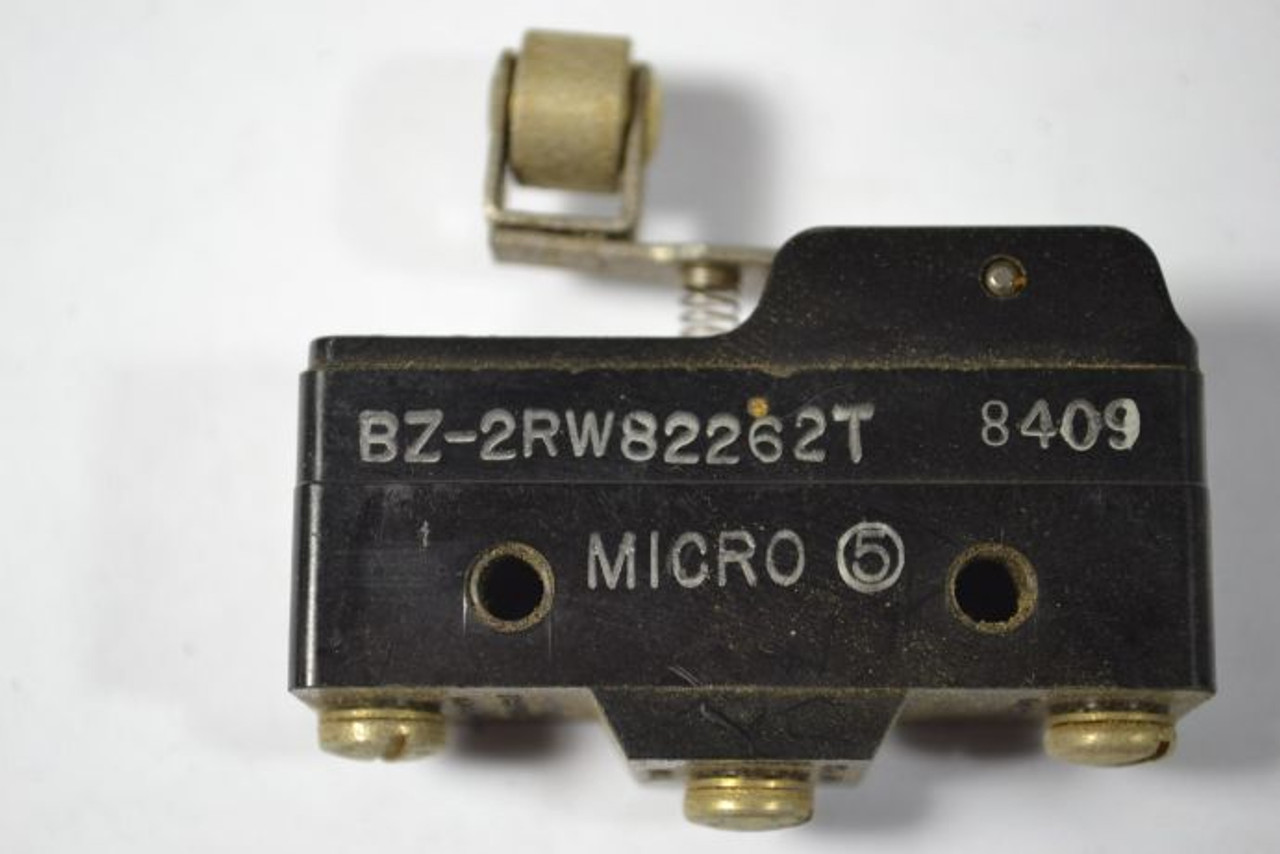 Honeywell BZ-2RW82262T Microswitch Limit Switch 15A 125/250/480VAC 1/8HP USED