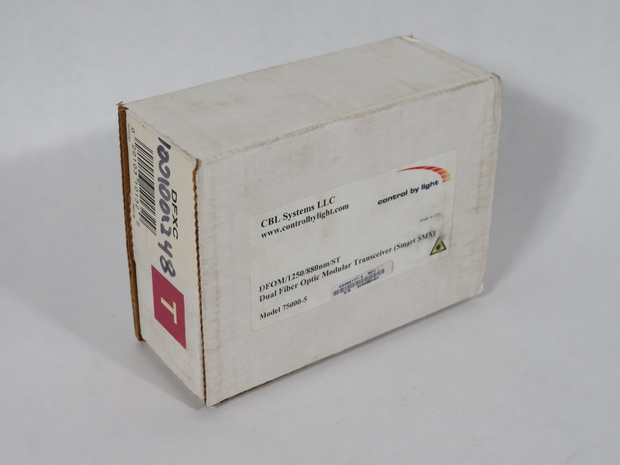 CBL Systems 75000-5 DFXC Dual Fiber Optic Modular Transceiver NEW