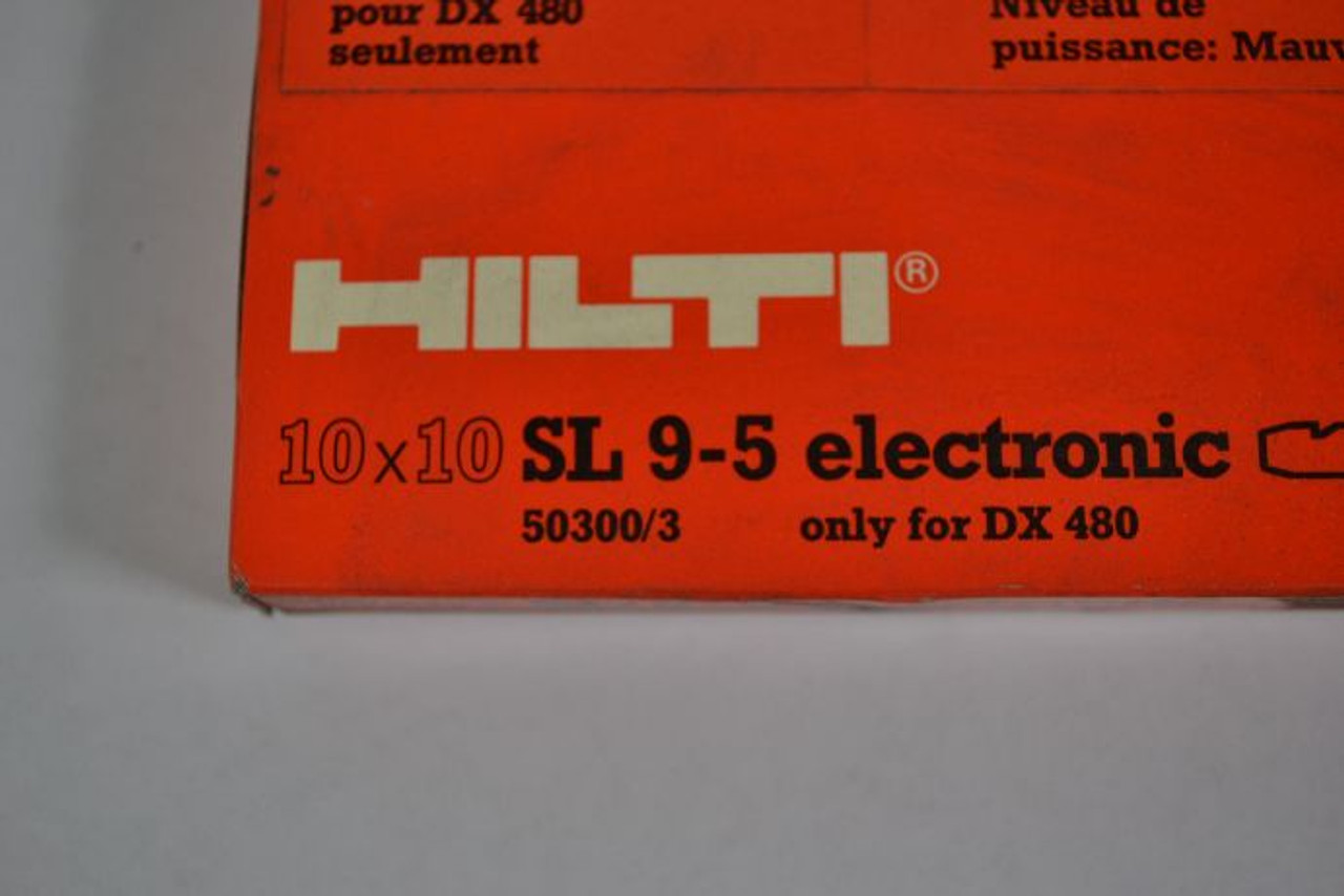 Hilti SL 9-5 Load Charge 10x10-Pack 50300/3 NEW