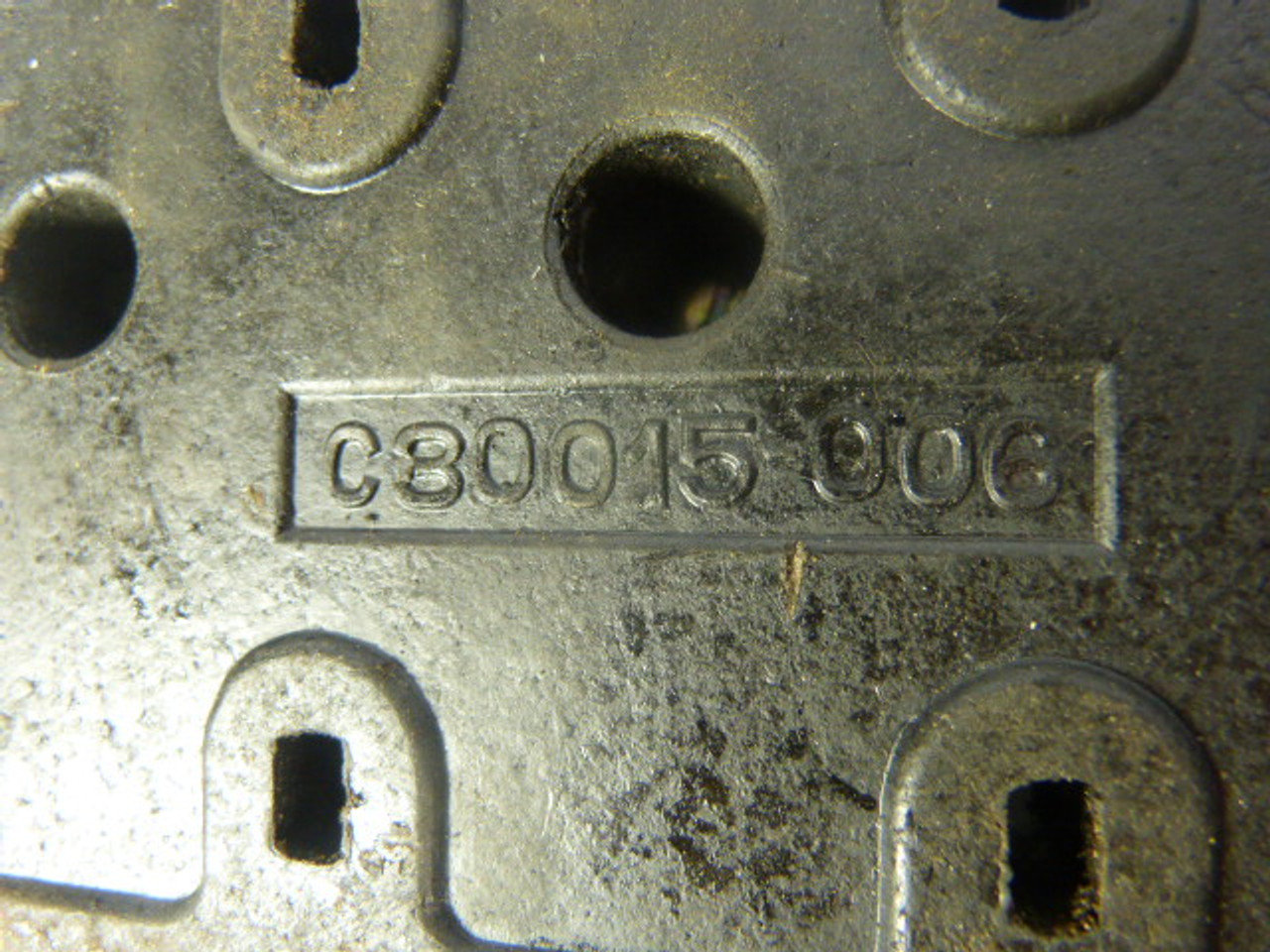 Square D C30015-006 Fuse Holder 30A 600V 3P SHELF WEAR USED