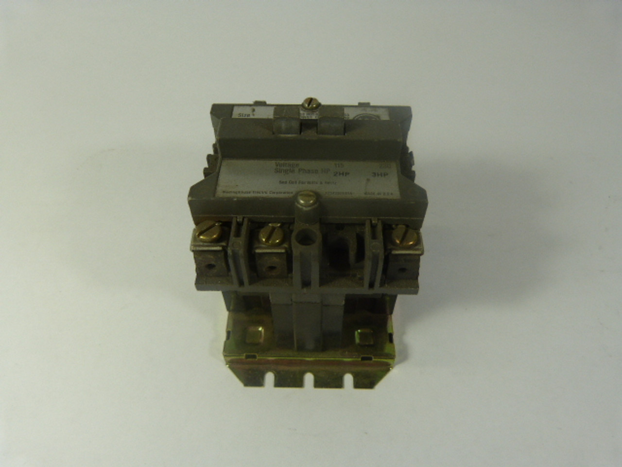 Westinghouse A201K1BA Contactor Size 1 2Pole 120V Coil USED