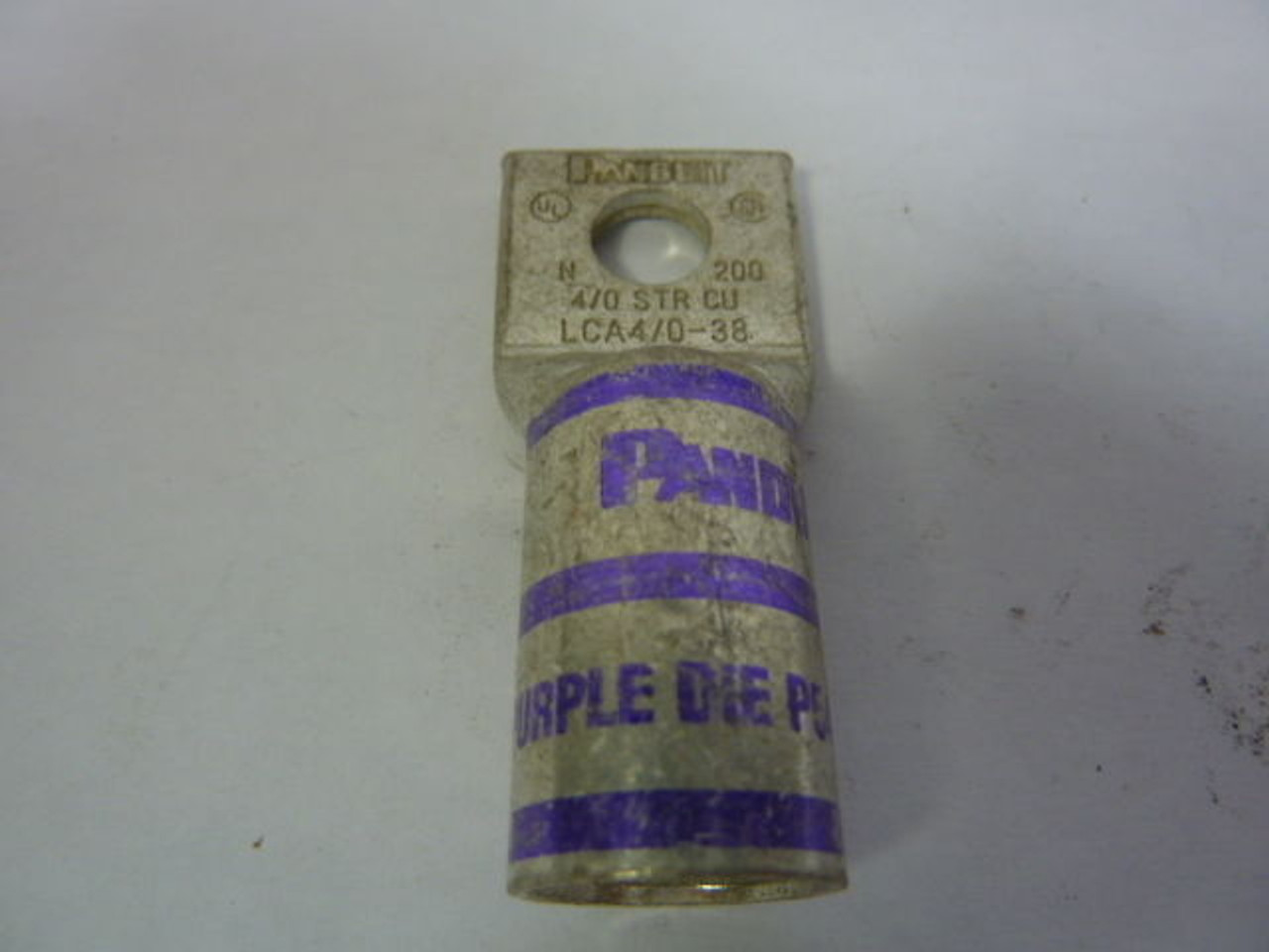 Panduit LCA4/0-38 (Purple) Compression Lug Copper 1-Hole ! NOP !