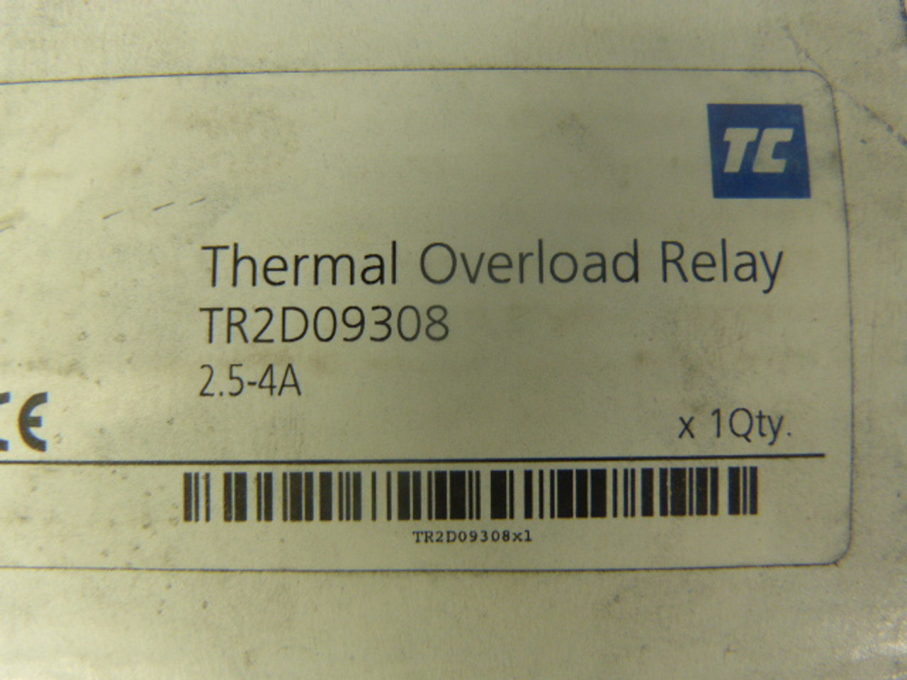 Techspan TR2D09308 Overload Relay 2.5-4Amp ! NEW !