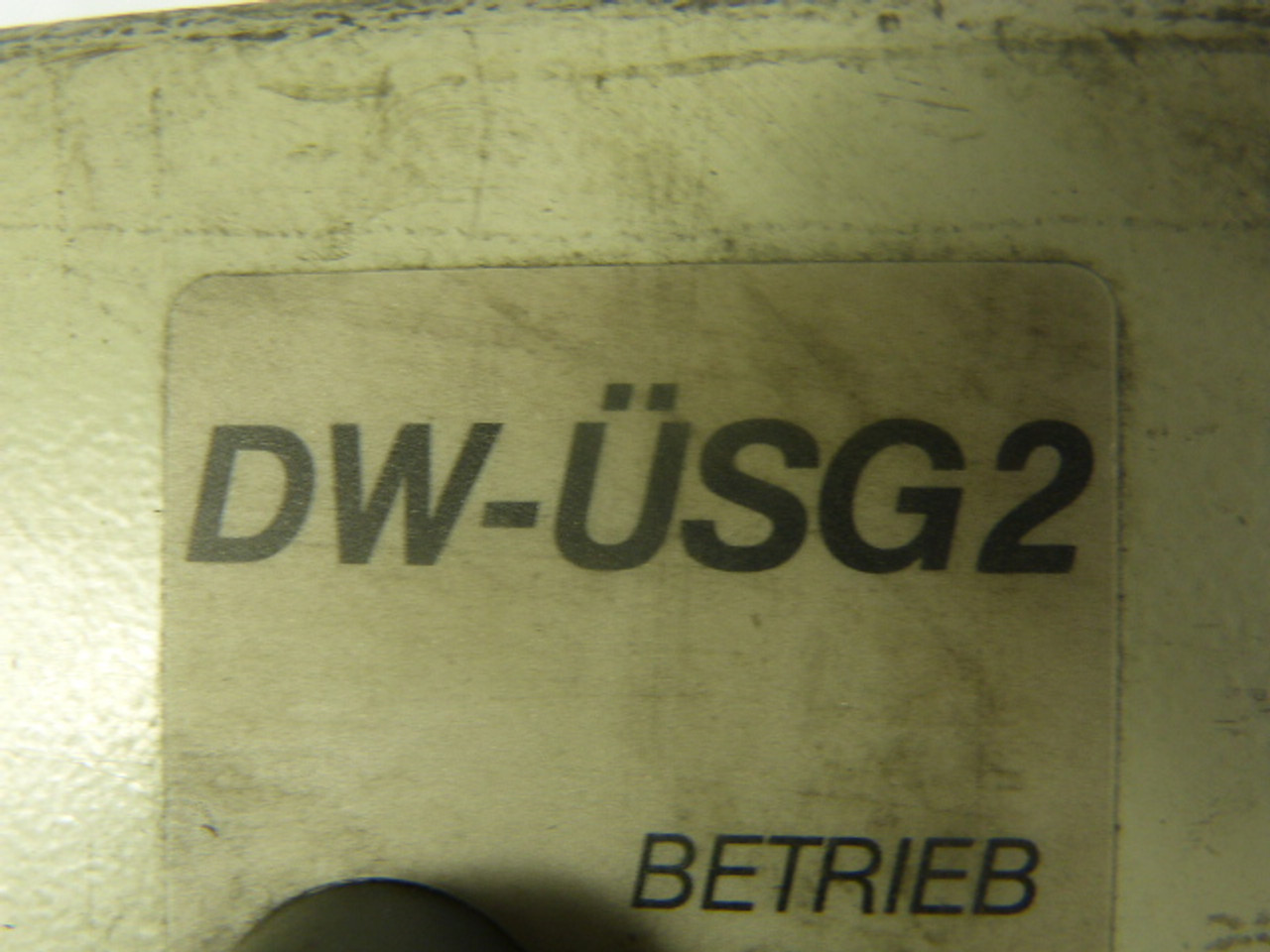 Barger DW-USG2 Differential Pressure Switch 24VDC USED