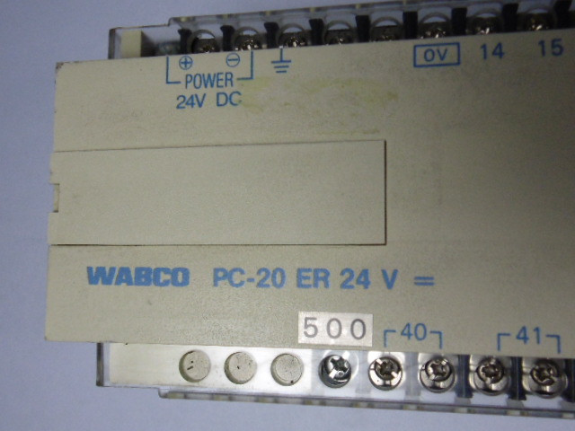 Wabco PC-20 ER Control Module 24V DC Crack/Split Housing USED