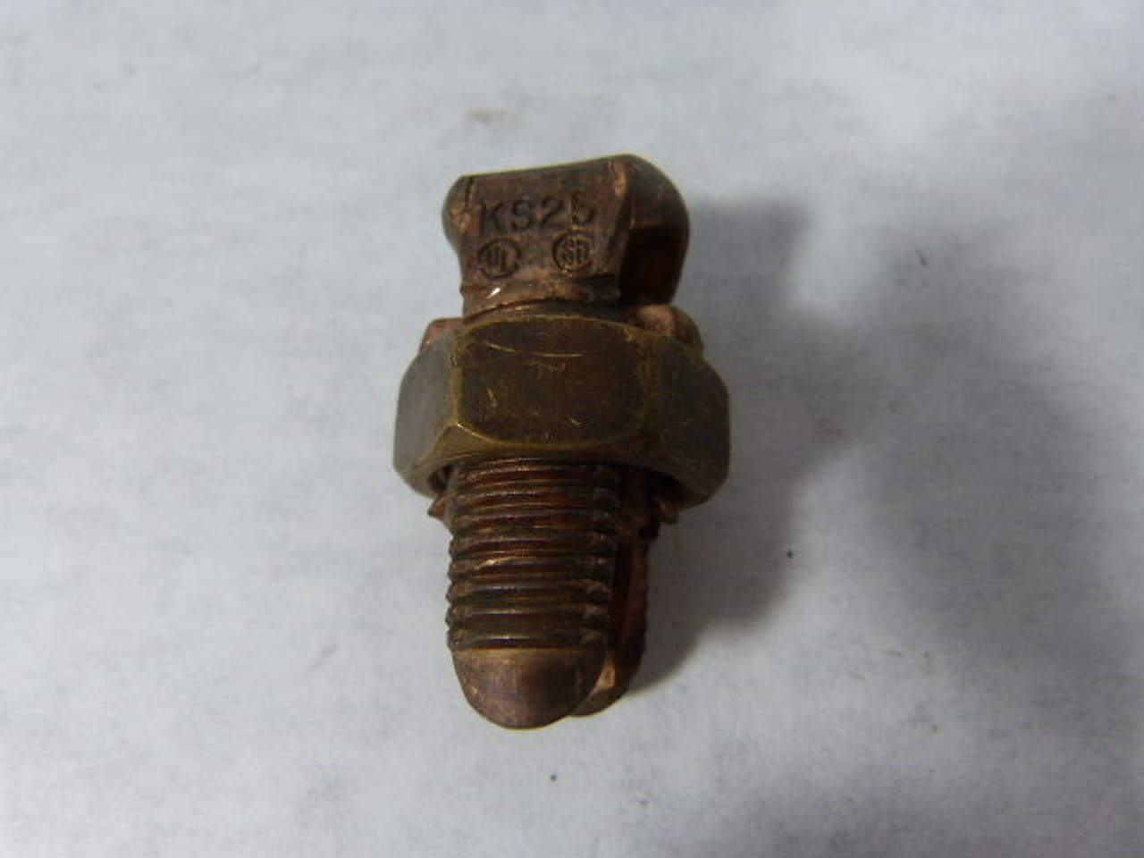 Burndy KS25 Split Bolt Copper Connector Mechanical Lug USED