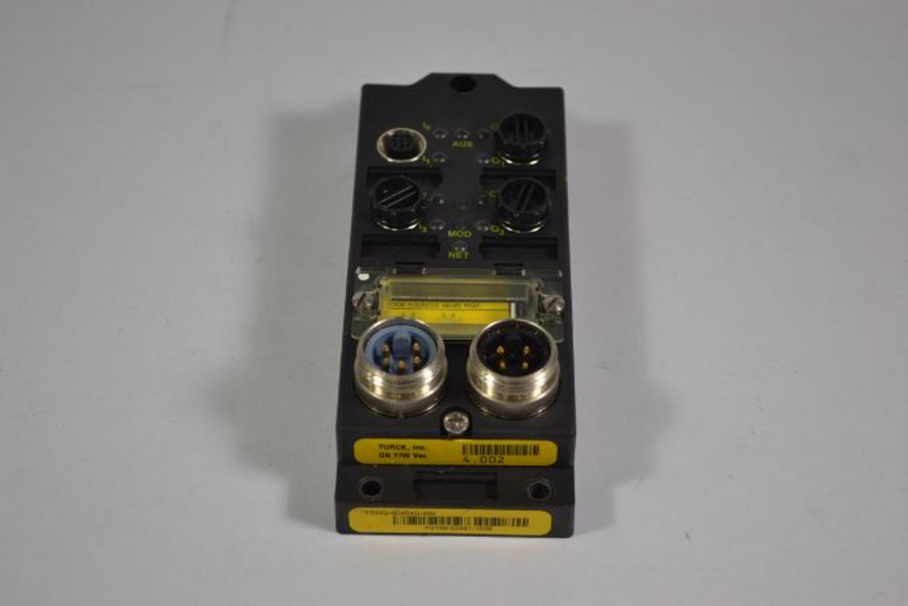 Turck FDNQ-S0404G-MM Compact Station I/O Module 4-In/4-Out USED