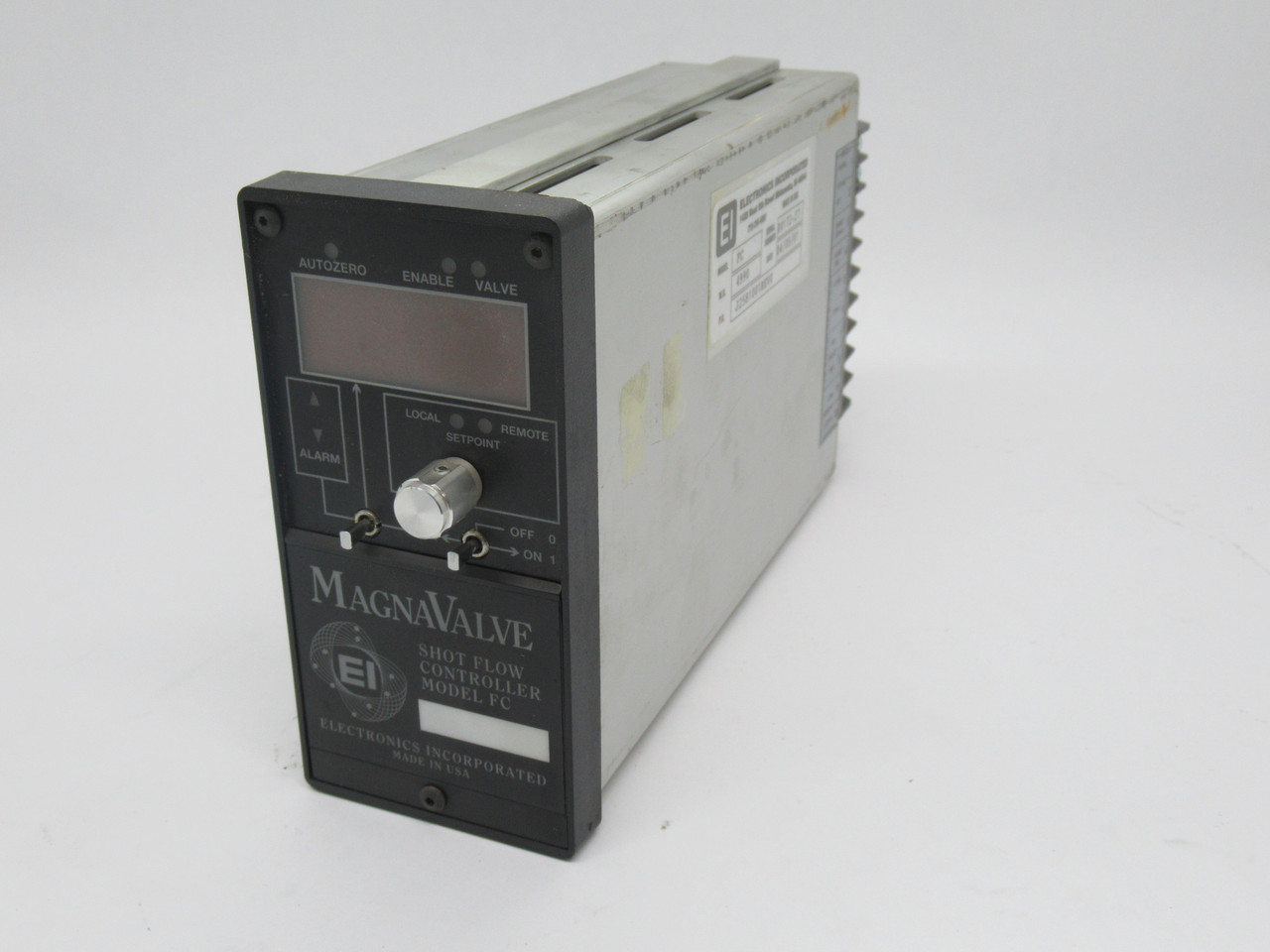 Electronics Inc. FC Shot Flow Controller Magnavalve 0/50C 32/122F USED