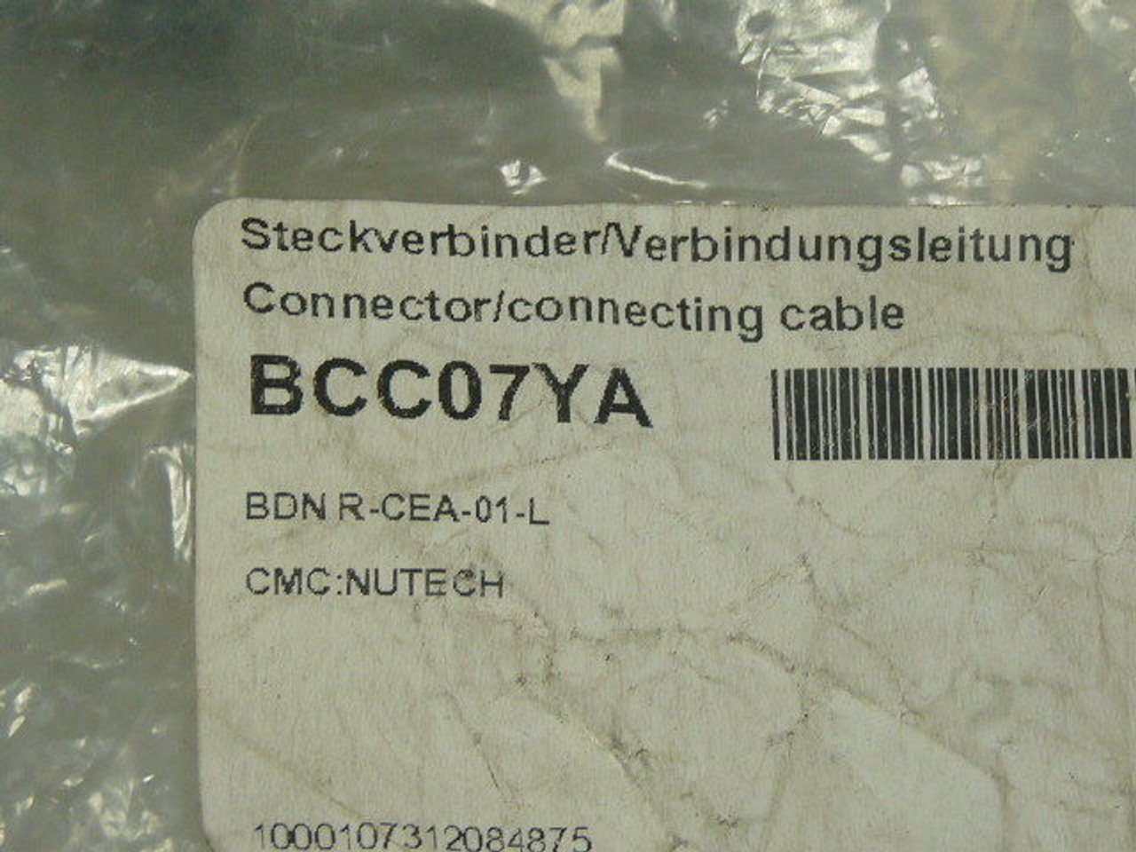 Balluff BCC07YA BDNR-CEA-01-L Devicenet Connector Cable Accessory ! NEW !