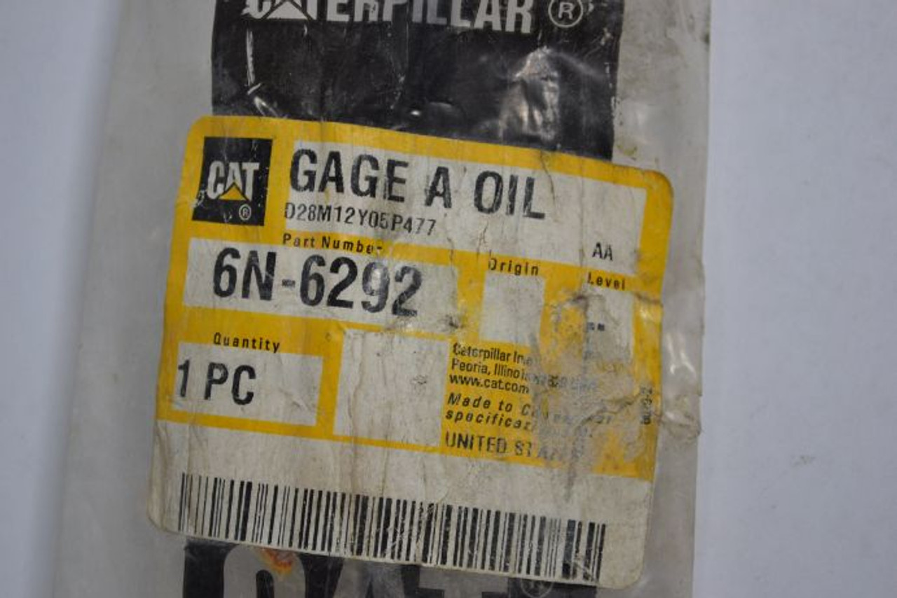 Caterpillar 6N-6292 Oil Gauge Plunger ! NWB !