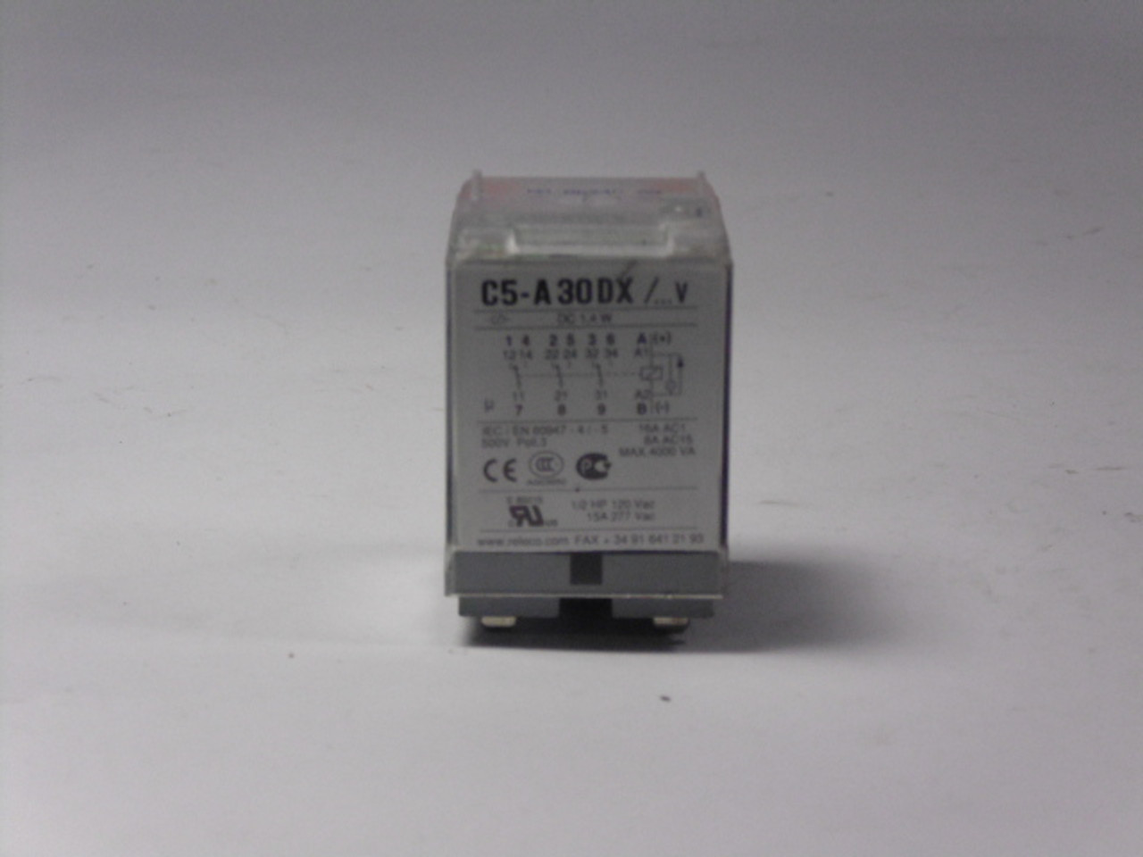 Releco C5-A30DX/24VDC Relay 24VDC 16Amp 400V 11Pin USED