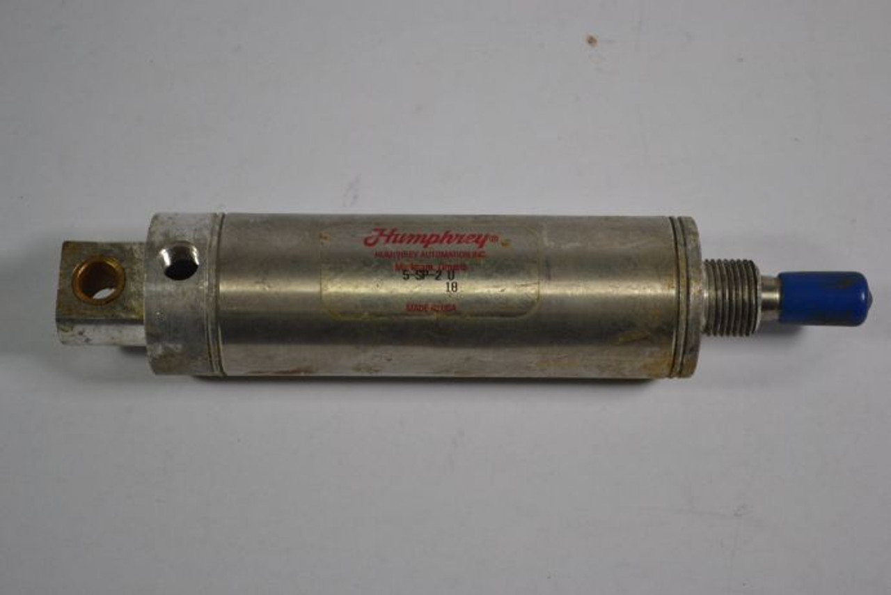 Humphrey 5-SP-2 Single-Acting Pneumatic Cylinder 1-1/2" Bore 2" Stroke USED