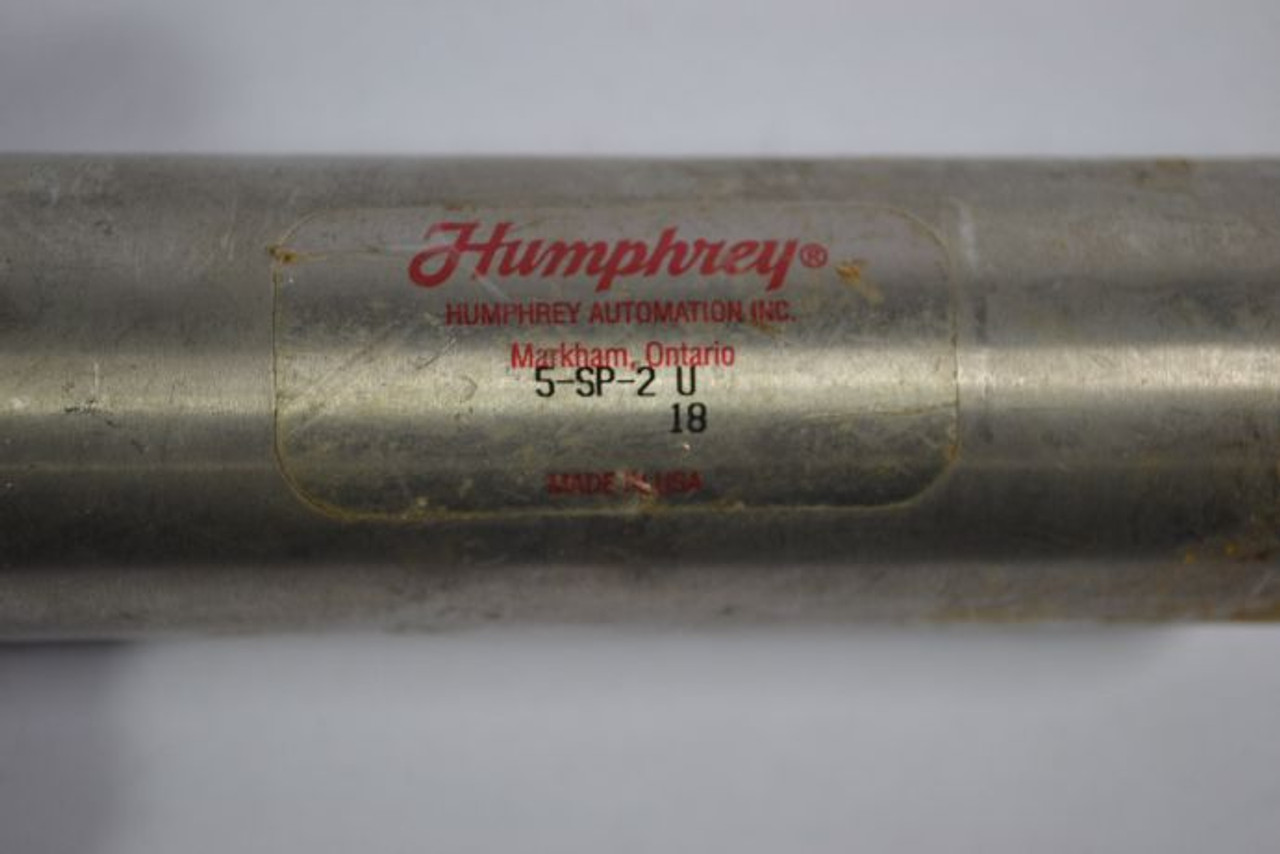 Humphrey 5-SP-2 Single-Acting Pneumatic Cylinder 1-1/2" Bore 2" Stroke USED