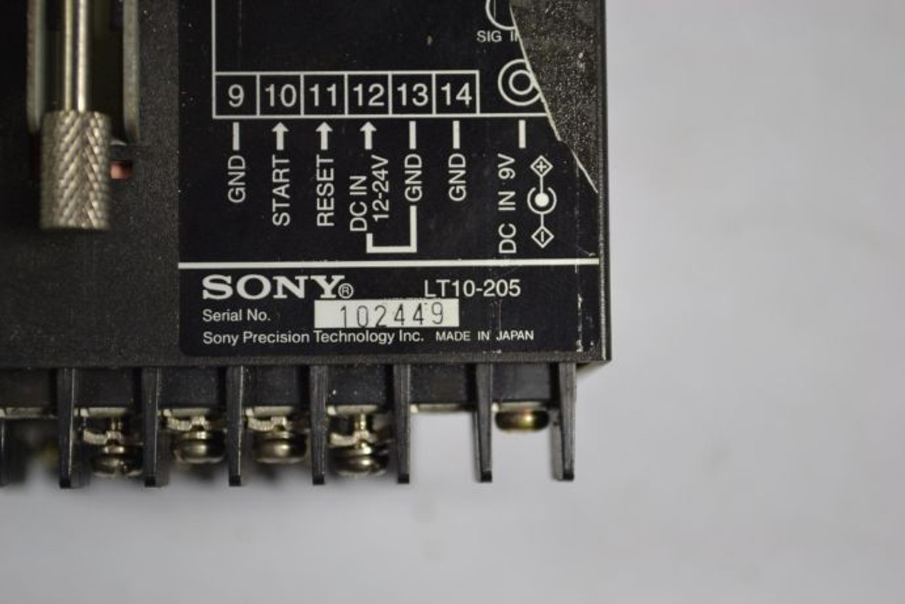 Sony LT10-205 Digital Display Counter 9-26.4VDC USED