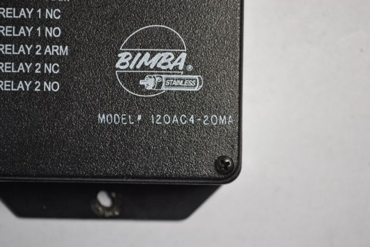 Bimba 120AC4-20MA Position Feedback Cylinder LRT Controller USED