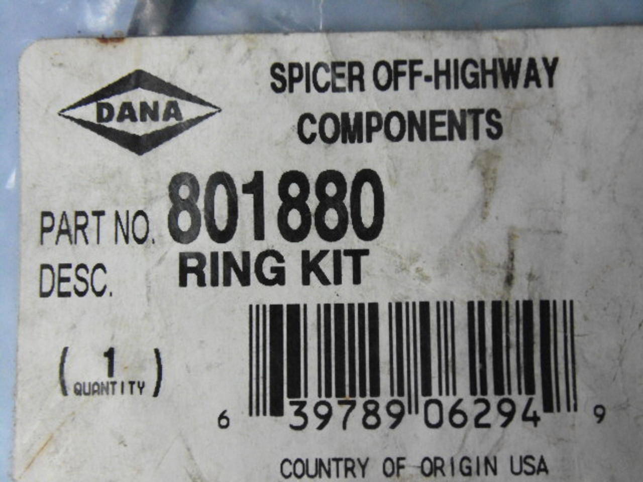 Dana 801880 Ring Kit ! NWB !