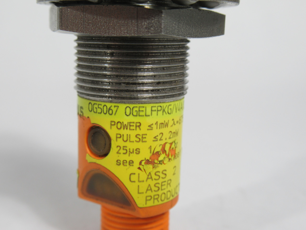 IFM/Efector OG5067 OGELFPKG/V4A/US Proximity Sensor DAMAGED LABEL USED