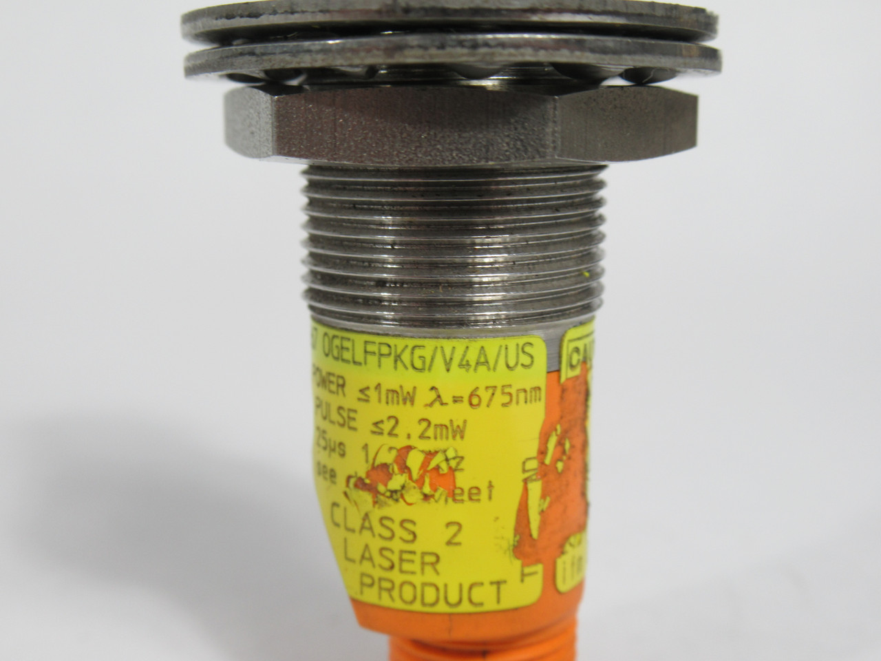 IFM/Efector OG5067 OGELFPKG/V4A/US Proximity Sensor DAMAGED LABEL USED