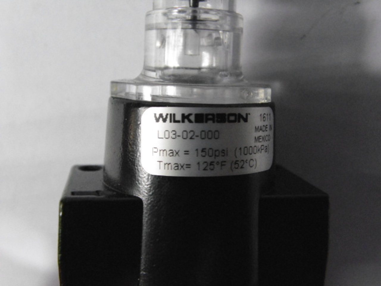 Wilkerson L03-02-000 Lubricator 1/4" 150 PSI USED