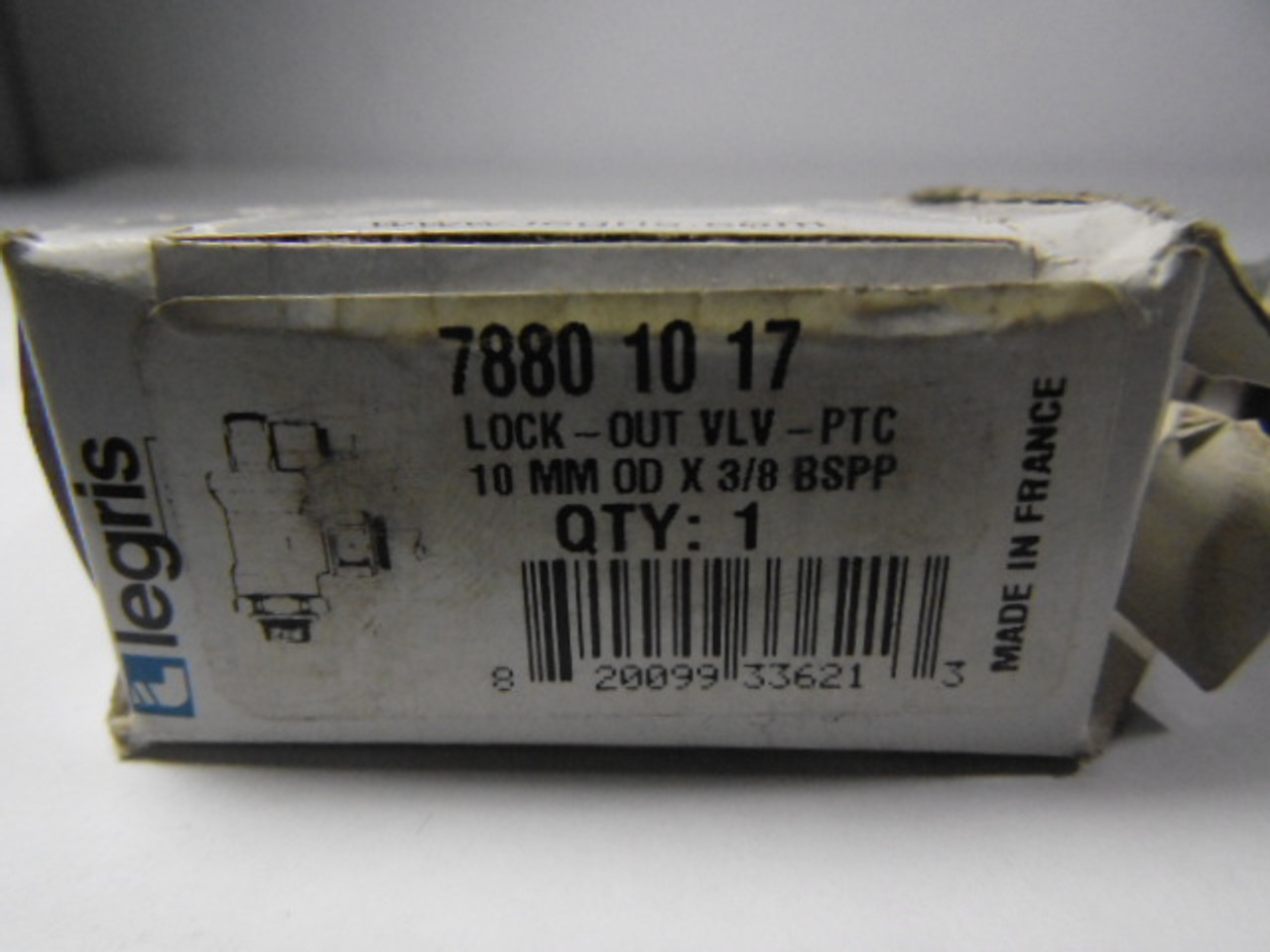 Legris 78601017 Lock-Out valve 10mm OD ! NEW !