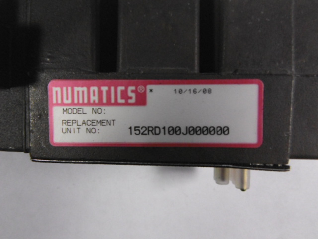 Numatics 152RD100J000000 Pressure Regulator USED