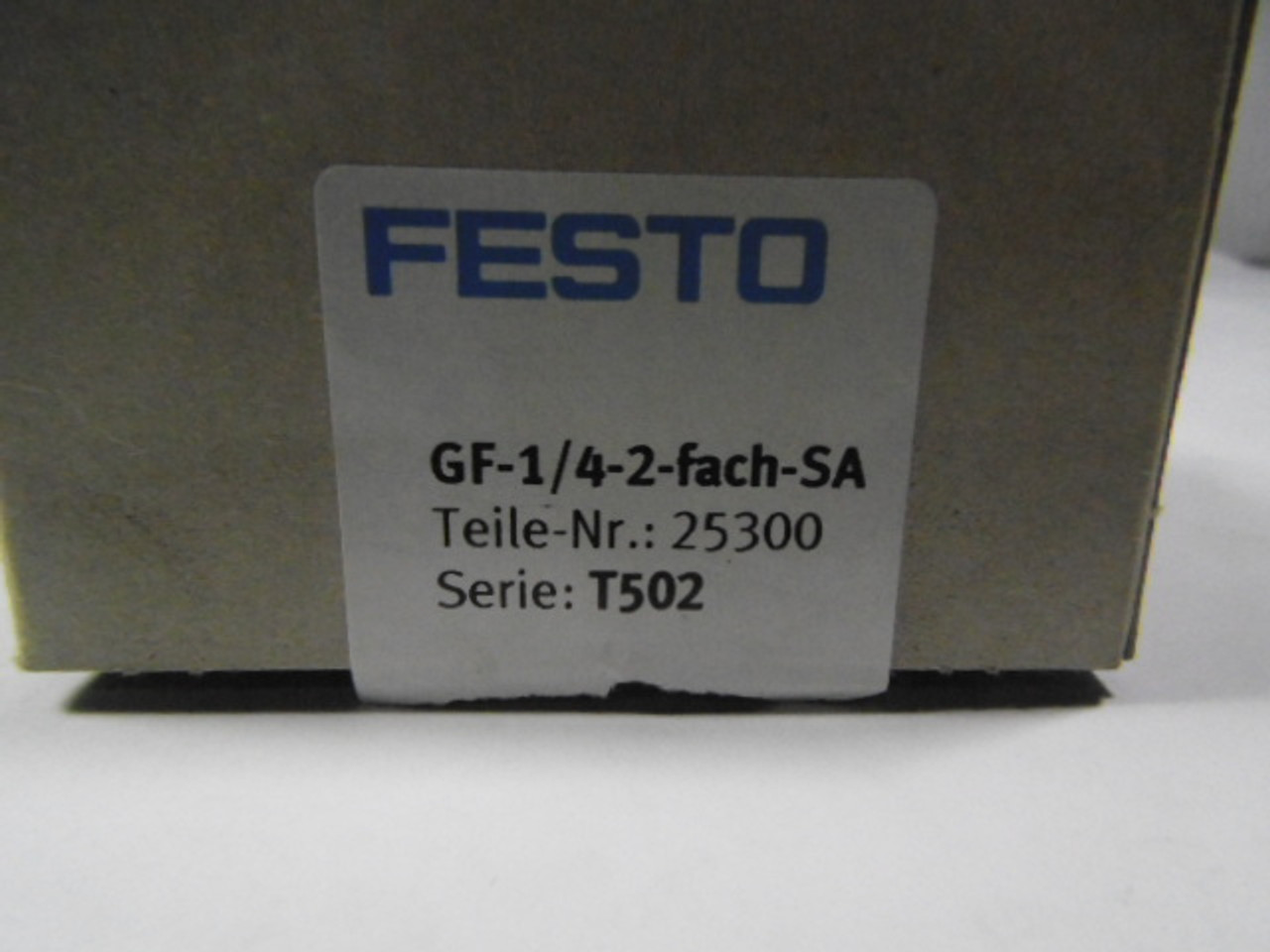 Festo GF-1/4-2-fach-SA Rotary Distributor ! NEW !