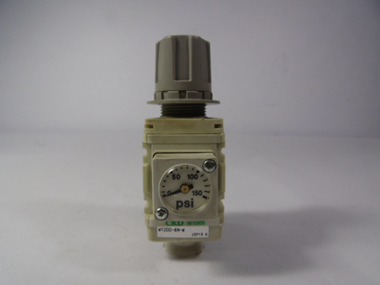 CKD W1000-6N-W 1/8 Mini Filter/Regulator 150 PSI USED