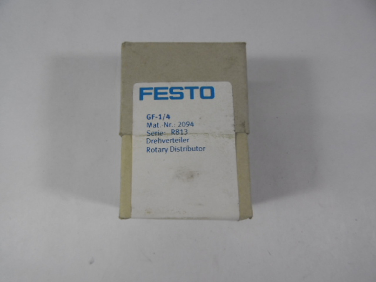Festo GF-1/4 Rotary Distrubutor Size 11.5mm  ! NEW !