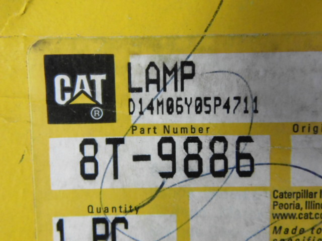 Cat 8T-9886 Halogen Lamp ! NEW !