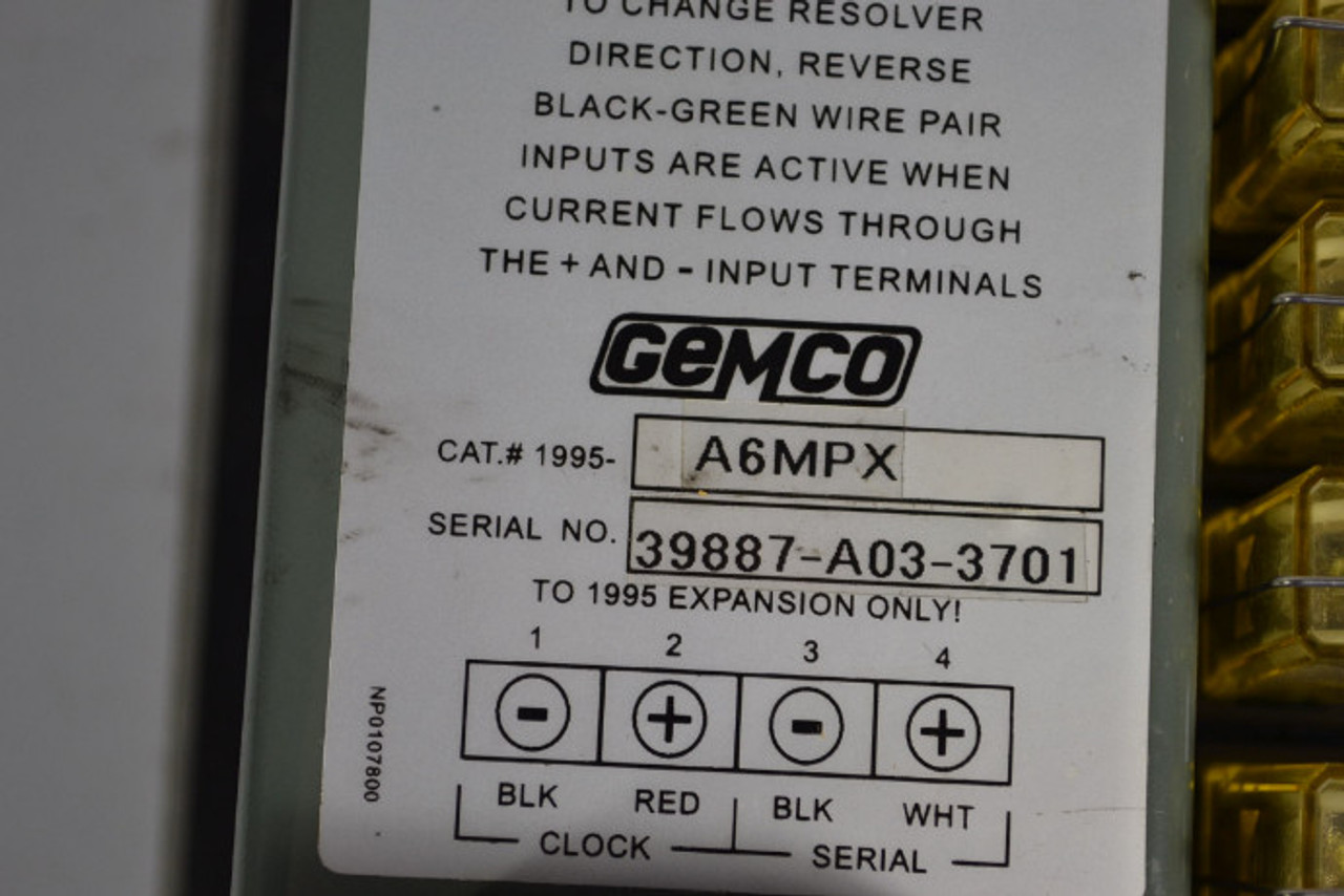 Ametek 1995-A6MPX Micro-Set Programmable Limit Switch ! AS IS !