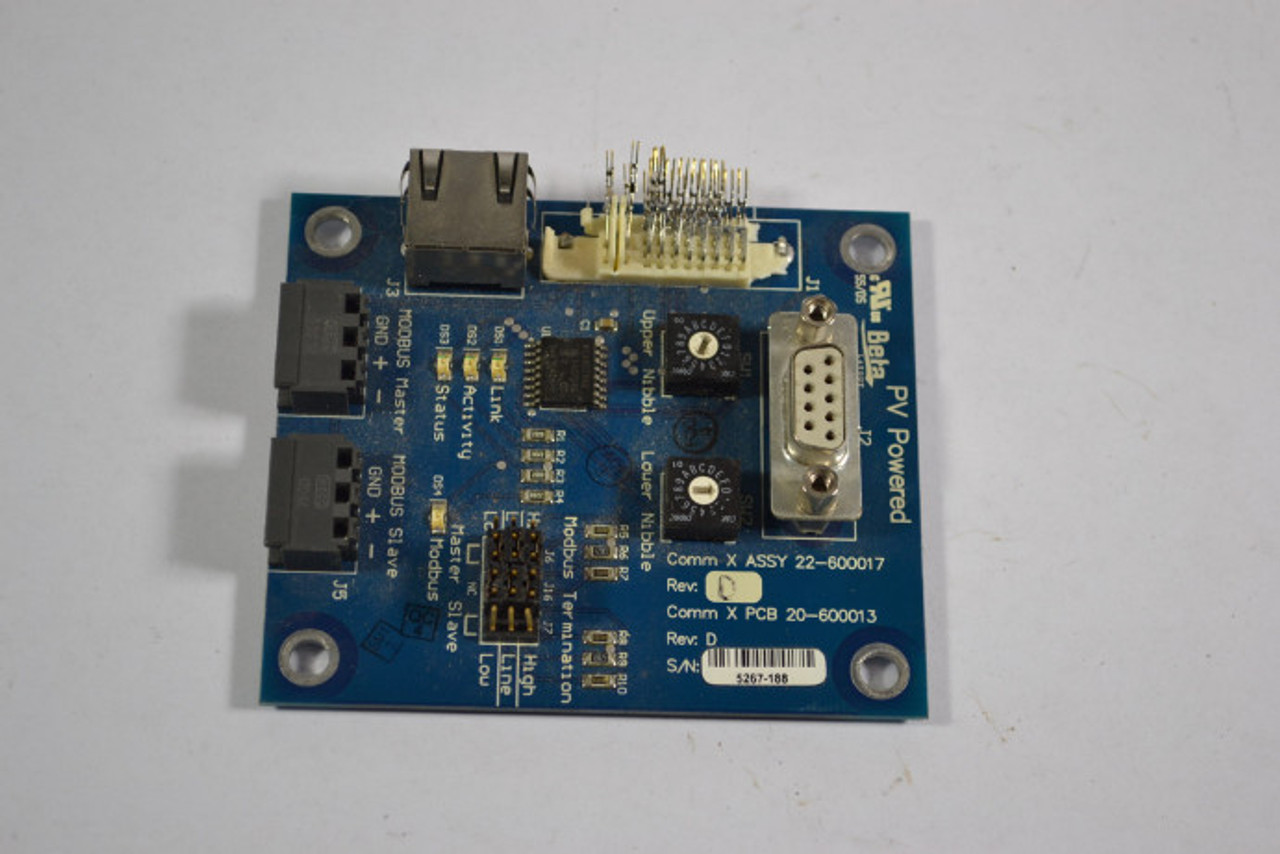 Beta Layout 22-600017/20-600013 PC Board USED