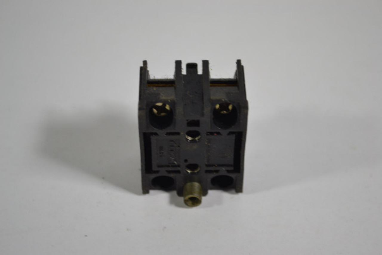 General Electric 080-B11V Contact Block 10A 660VAC USED