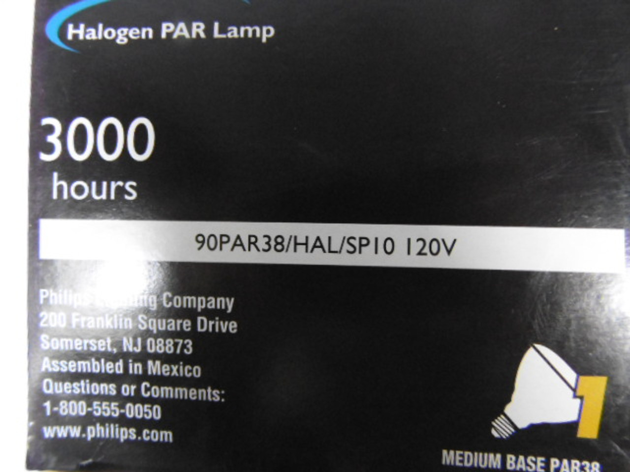 Philips 90PAR38/HAL/SP10 Halogen Lamp ! NEW !